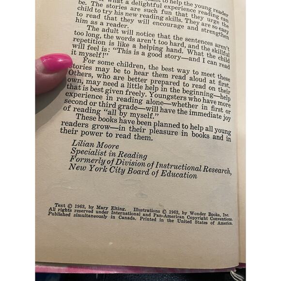 Question and Answer Book Vintage Easy Reader by Mary Elting 1963 - Picture 5 of 7